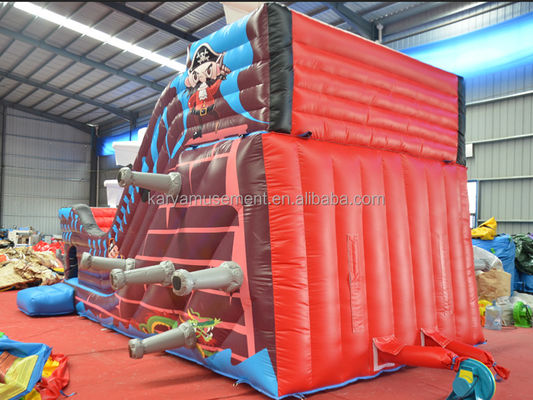 Slide de barco pirata inflável comercial Slide de água para diversão 8.6x4m ou tamanho personalizado