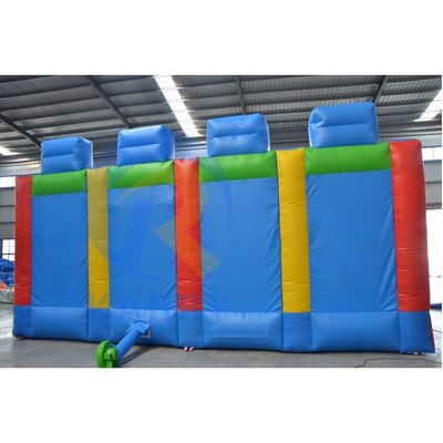 Jogo de Desafio Desportivo de Carnaval Inflavel Grande 4 em 1 personalizado para negócios de aluguel