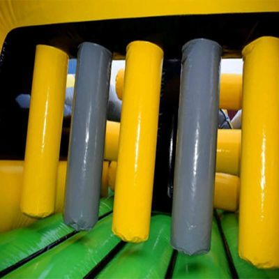 30' Curso de obstáculos inflável para adultos e crianças Personalizado Run Jump Challenge