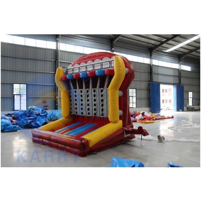 Jogo Desportivo Inflavel Laranja Personalizado para a Família Shoot Carnaval e Score Fun