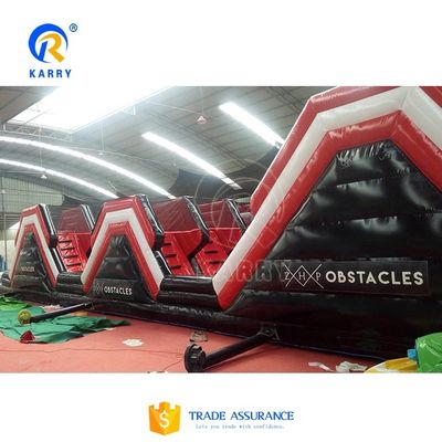 Desafio de corrida Casa de salto 5K inflável Equipamento de obstáculos para adultos