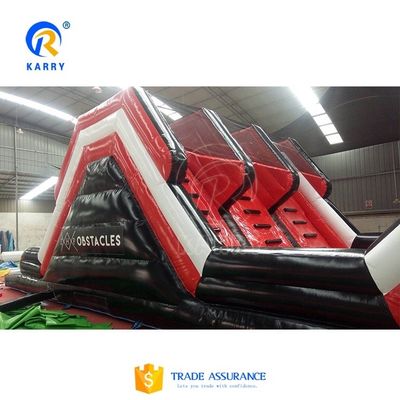 Desafio de corrida Casa de salto 5K inflável Equipamento de obstáculos para adultos