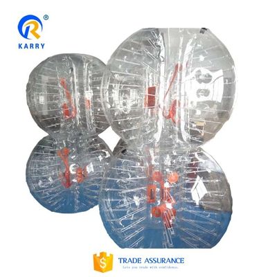 Características Bola de hamster portátil de tamanho humano TPU inflável Bolha de bolha Zorb para bowling
