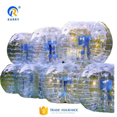 Características Bola de hamster portátil de tamanho humano TPU inflável Bolha de bolha Zorb para bowling