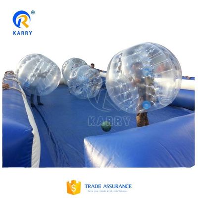 Características Bola de hamster portátil de tamanho humano TPU inflável Bolha de bolha Zorb para bowling