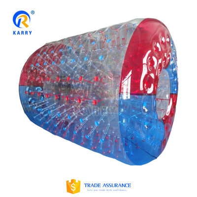 TPU colorido Zorb Ball Rollers Inflável divertidos jogos de rolos para adultos e crianças