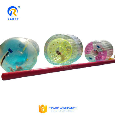 1.2m/1.5m/1.8m Colorido Pvc inflável Zorb Roller de Água para Parque de diversões Jogos divertidos