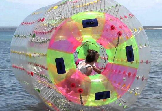 1.2m/1.5m/1.8m Colorido Pvc inflável Zorb Roller de Água para Parque de diversões Jogos divertidos
