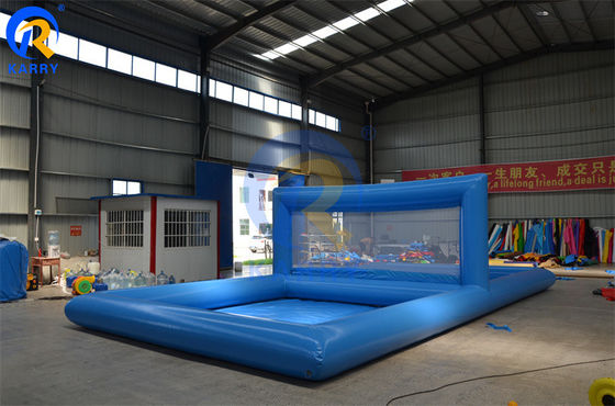 Campo esportivo inflável para adolescentes e adultos no campo de vôlei portátil