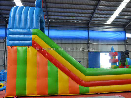 Commercial de 29 pés salto Mickey Park deslizador inflável para negócios de aluguer de festas