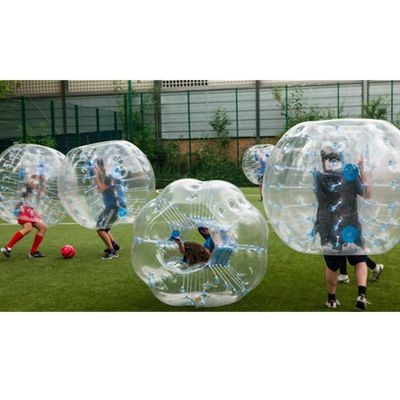 CE 220v ou 110v Brinquedo inflável PVC/TPU 1,5m de diâmetro Bola transparente para crianças