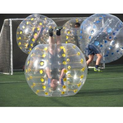 CE 220v ou 110v Brinquedo inflável PVC/TPU 1,5m de diâmetro Bola transparente para crianças