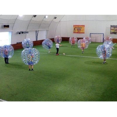 CE 220v ou 110v Brinquedo inflável PVC/TPU 1,5m de diâmetro Bola transparente para crianças