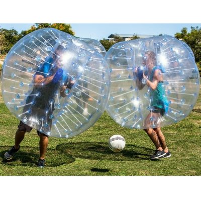 CE 220v ou 110v Brinquedo inflável PVC/TPU 1,5m de diâmetro Bola transparente para crianças