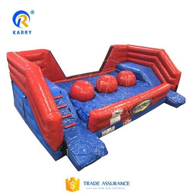 Grandes bolas inflável Curso de limpeza personalizado Equipamento de obstáculos para adultos