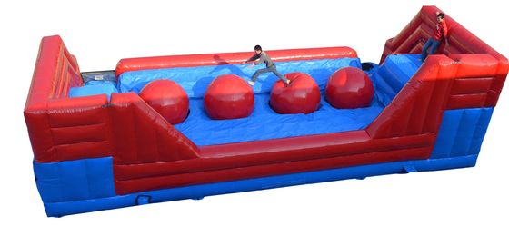 Grandes bolas inflável Curso de limpeza personalizado Equipamento de obstáculos para adultos