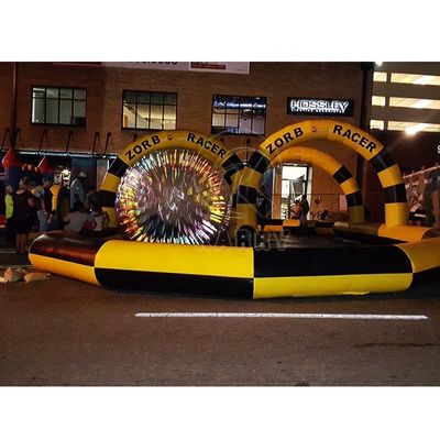 2.6m Diâmetro Balão de Para-choque Inflável para Crianças e Adultos Cor-de-Rosa à Encomenda Zorb Ball