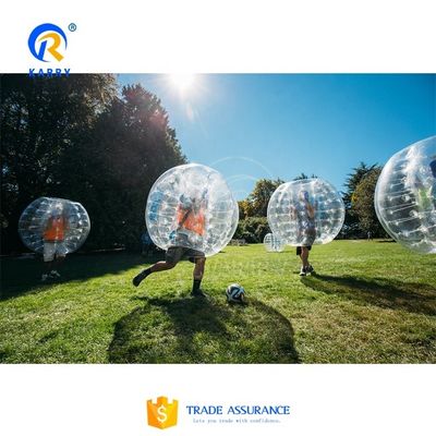 2.6m Diâmetro Balão de Para-choque Inflável para Crianças e Adultos Cor-de-Rosa à Encomenda Zorb Ball