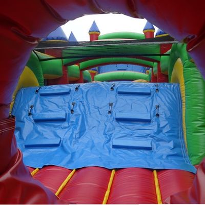 Portátil 68ft inflável Jumping Bouncer Castelo Obstáculo para crianças e adultos com sopro