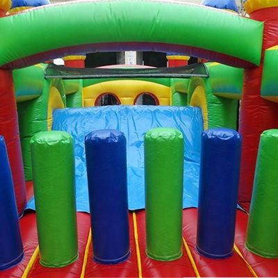 Portátil 68ft inflável Jumping Bouncer Castelo Obstáculo para crianças e adultos com sopro