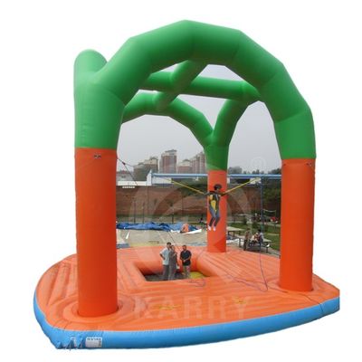 Logotipo personalizado Impresso Bungee Trampoline Jumper inflável para crianças e adultos