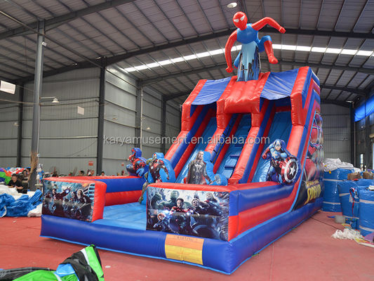 Deslizante inflável para crianças Jogos Comerciais PVC Deslizante de salto inflável ao ar livre