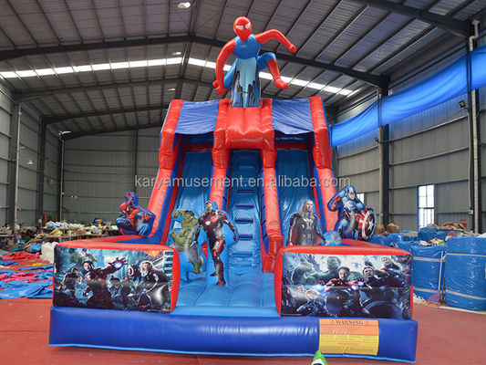 Deslizante inflável para crianças Jogos Comerciais PVC Deslizante de salto inflável ao ar livre