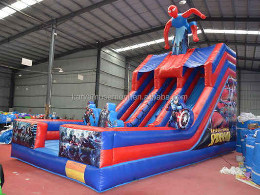 Deslizante inflável para crianças Jogos Comerciais PVC Deslizante de salto inflável ao ar livre