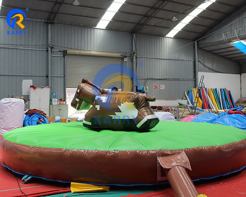 Commercial Bouncy Rodeo Mecânico Bull Riding Machine Bull Ride inflável para adultos