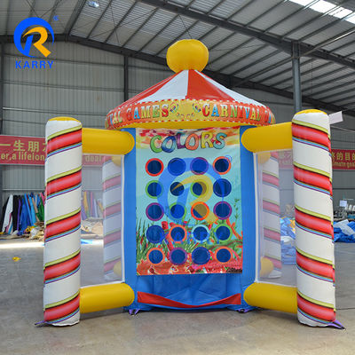 Popular Carnaval inflável gigante engraçado 5 em 1 Jogo para crianças e adultos Blower Incluído