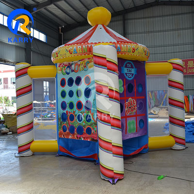 Popular Carnaval inflável gigante engraçado 5 em 1 Jogo para crianças e adultos Blower Incluído