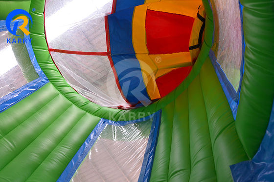 Logotipo personalizado Impresso PVC Inflável Rocket Airborne Adventure Game para crianças e adultos