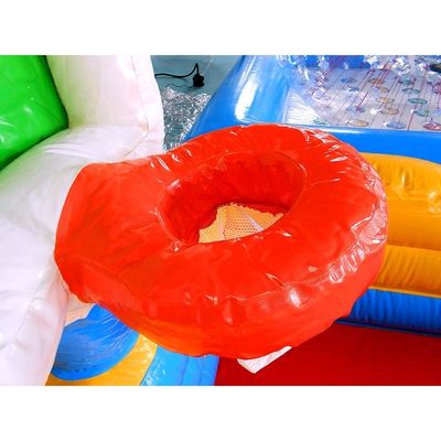 Piscina inflável estilo quintal com piscina infantil de PVC de 0,9 mm e gancho de basquete