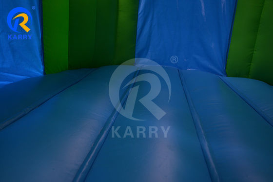 Logotipo personalizado Impresso PVC Inflável Rocket Airborne Adventure Game para crianças e adultos
