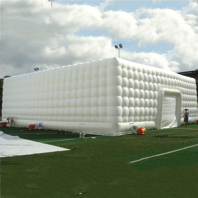 Tenda inflável branca grande tenda de luxo para festas de negócios aluguer e eventos