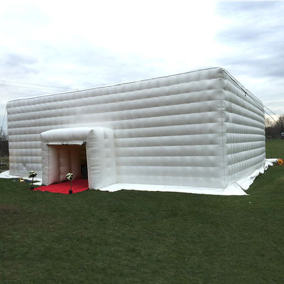 Tenda inflável branca grande tenda de luxo para festas de negócios aluguer e eventos