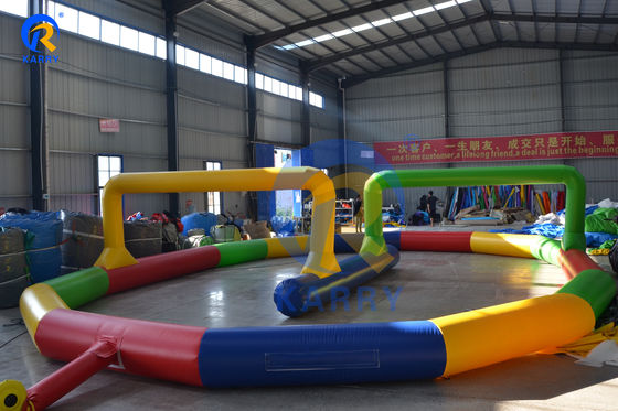Jogos ao ar livre Sport inflável comercial Zorb Ball Go Kart Track para crianças e adultos