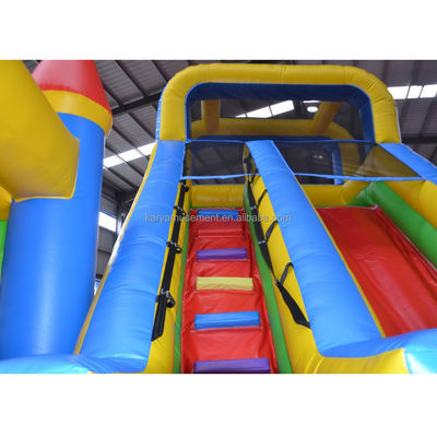 Características PORTABLE PVC Vermelho N Azul Castelo inflável com piscina N Slide Bouncer House