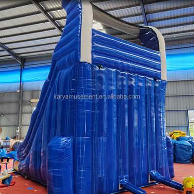 Parque aquático inflável de tamanho pequeno com deslizamento duplo N Slide