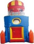 Rocket Inflatable Airborne Adventure Paraquedas Ride Game para Parque e Aluguel de Negócios
