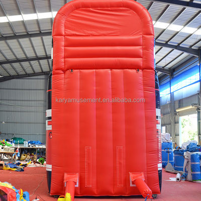 Impressão digital Popular Red Fire Truck Slide seco ou molhado para crianças e adultos