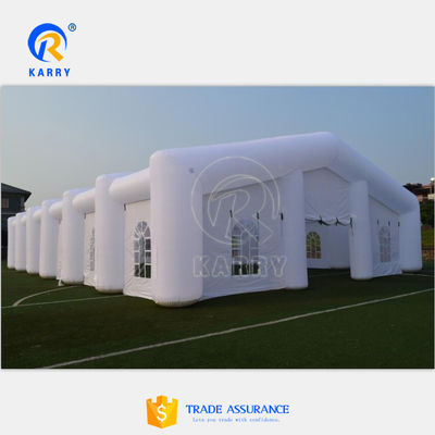 Grande tenda de abrigo inflável de tecido de PVC