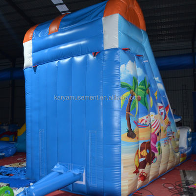 Experimente a emoção do nosso deslizamento de água inflável de estilo com transporte de piscina em todo o mundo