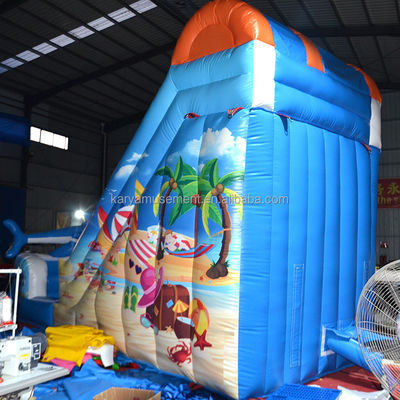 Experimente a emoção do nosso deslizamento de água inflável de estilo com transporte de piscina em todo o mundo