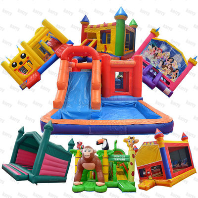 Commercial Grade PVC Pequeno Inflável Casa de Salto Inflável Quintal Salto Castelo Slide Combo