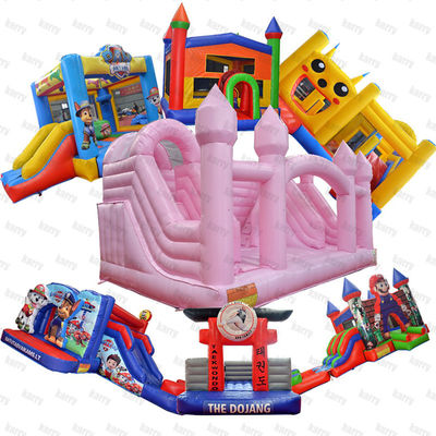 Commercial Grade PVC Pequeno Inflável Casa de Salto Inflável Quintal Salto Castelo Slide Combo