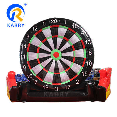 4.5m Interativo Inflável Football Dart Boards para crianças e adultos cor personalizada