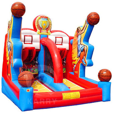 Desporto Interativo Carnaval Inflável Shooting Stars Basquete Shootout Jogo com PVC
