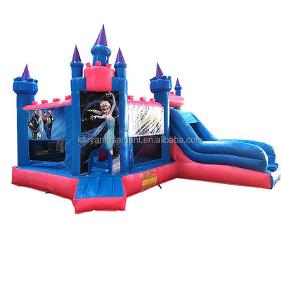 Combinação de deslizamento de castelo inflável personalizado para tamanho comercial personalizado