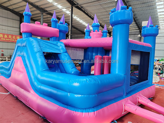Combinação de deslizamento de castelo inflável personalizado para tamanho comercial personalizado